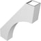 Ekena Millwork 4-in. W x 18-in. D x 24-in. H Westlake Architectural Grade PVC Knee Brace BRCP04X18X24WTL - alternate 6